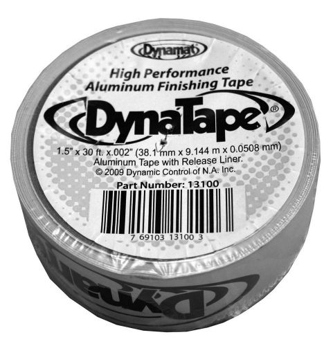 Dynamat black chrome dynatape 13100 1.5&#034; x 30ft x.002&#034; aluminum tape