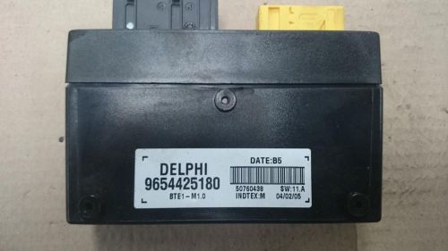 Control unit of the roof peugeot 307 cc 9654425180