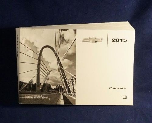 2015 chevy camaro owner's manual