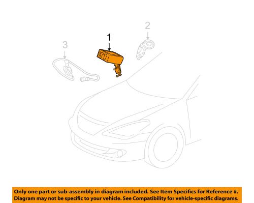 Toyota oem 2008 solara alarm system-computer 8978006030