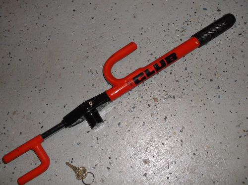 Club security steering wheel lock