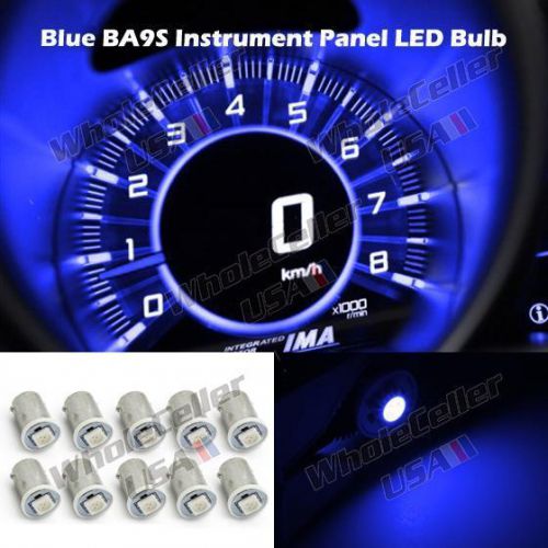 10x super bright blue 12v led instrument panel speedo gauge light bulbs 1895