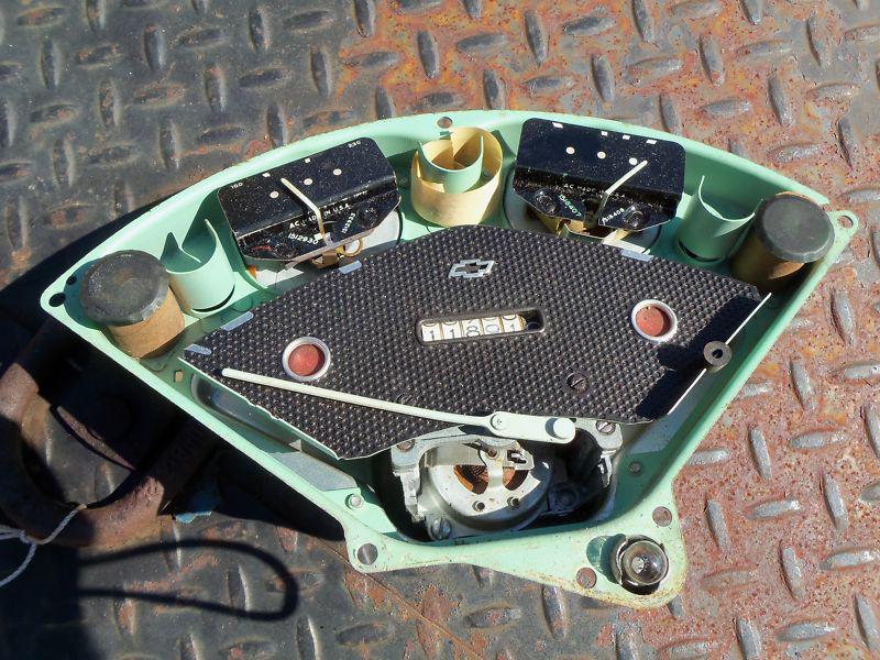 1955 chevrolet speedometer and guage panel