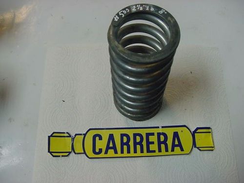 Carrera #500 chrome 2-1/2 id x 8" tall coil-over spring imca nascar ump dr165