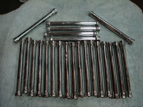 23 chrome corvair push rod tubes, all years , buggy , sand rail , motorcycle