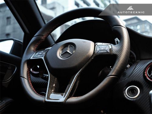 Carbon fiber steering wheel trim - mercedes benz w204 w117 w207 w218 r172 x204