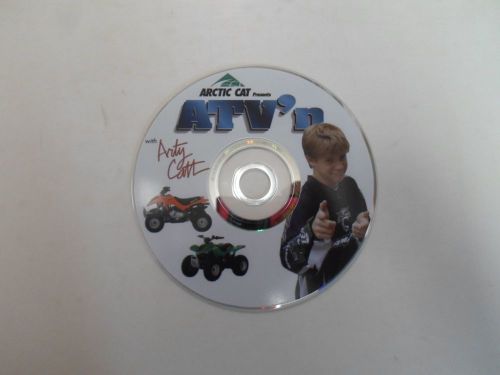 Arctic cat youth safety atv dvd with arty catt factory oem deal used