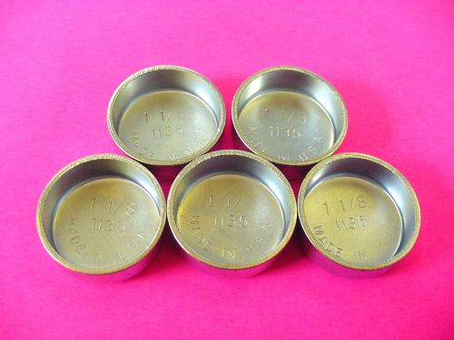 Fits gm 5pk 1-1/8&#034; freeze expansion plugs zinc plated steel engine cylinder nos