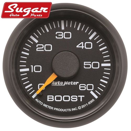 Buy 52mm glowshift analog boost gauge, tinted, black face, silver bezel