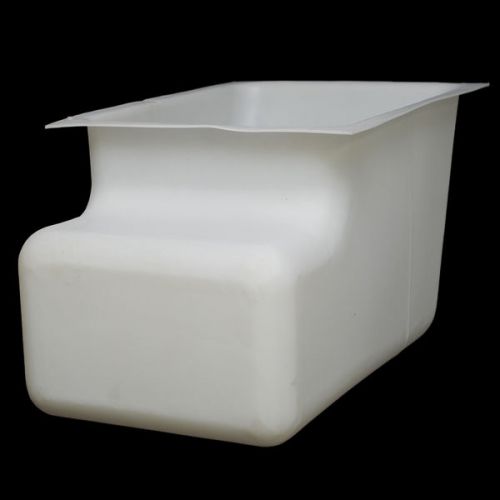 Tracker marine off white molded plastic boat baitwell / livewell storage box