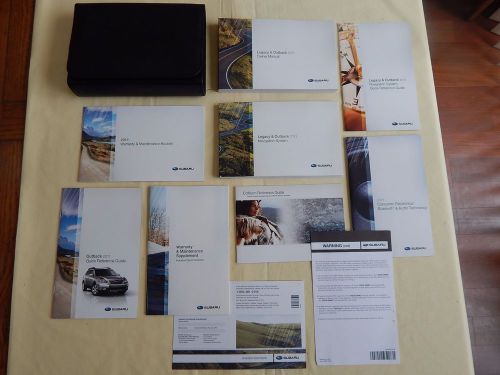 2011 subaru legacy &amp; outback &amp; navigation system owners manual ***
