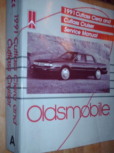 1991 oldsmobile cutlass ciera+ shop manual / book