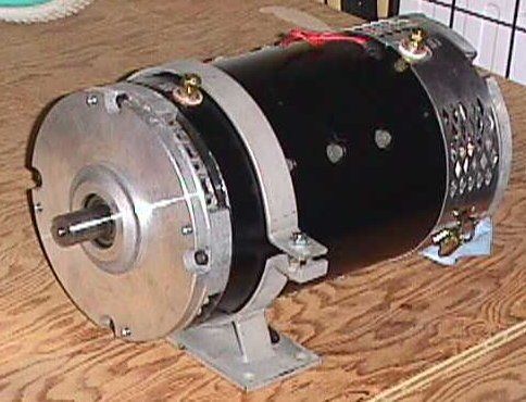 Amd9.1fb1-4001a 72-144vdc 19.5hp double shaft