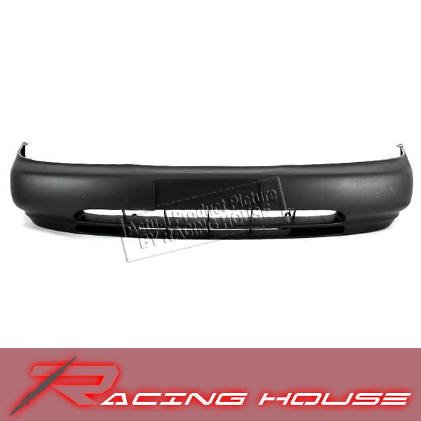 1995-1997 nissan sentra unpainted non-primered raw black plastic front bumper