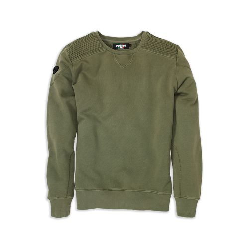 New ducati metropolitan aw13 sweatshirt green/black mens size small