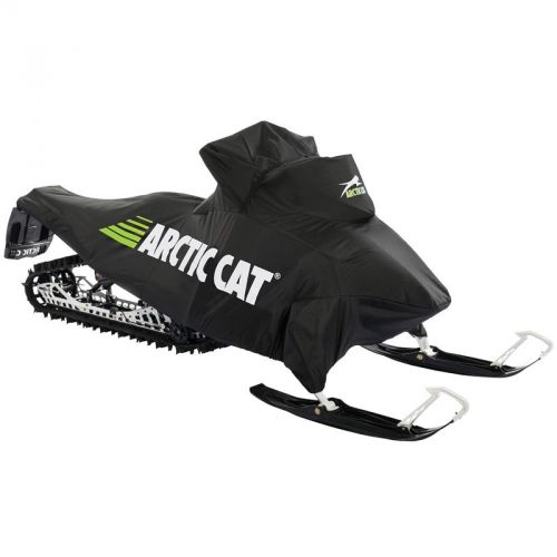 Arctic cat 2012-2017 m xf-hc premium snowmobile cover black &amp; green - 7639-218