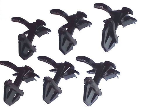 77-79 gm chevy cadillac oldsmobile buick rear window headliner retainer clip 6pc