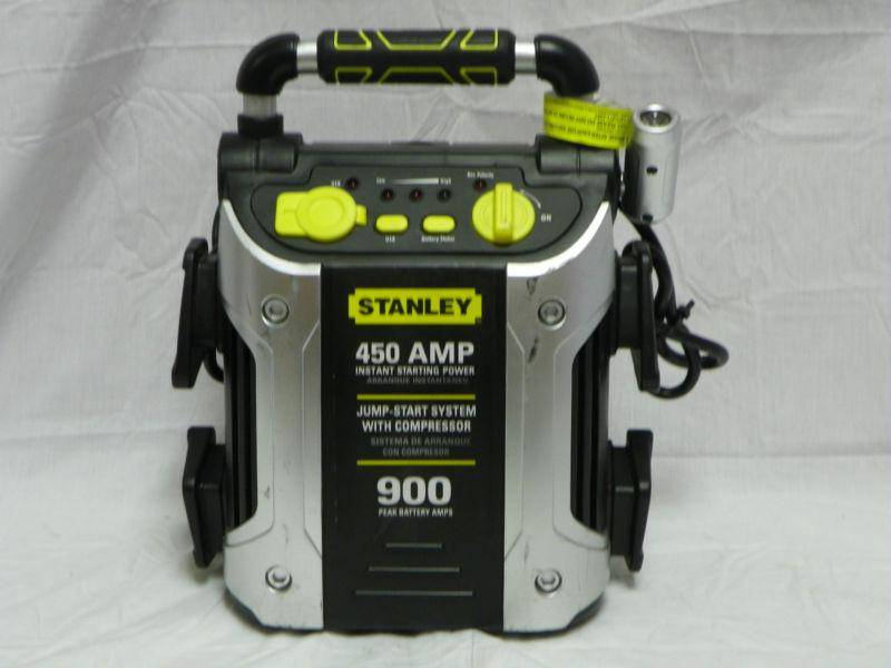 Stanley 450 amp jump-start system with compressor - 900 peak battery amps