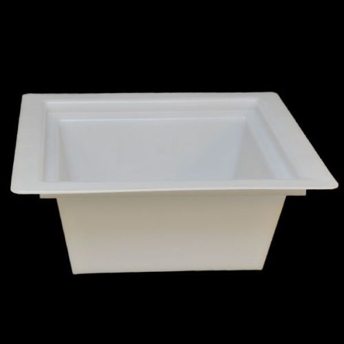 Wellcraft 032-2007 opaque 15 3/4 x 15 3/4 in molded plastic boat storage sink
