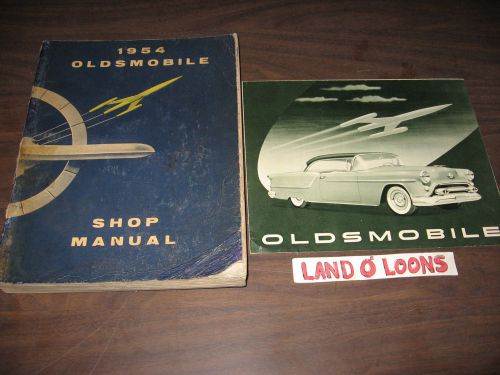 1954 oldsmobile original shop/service manual +sales brochure lowprice errcorr