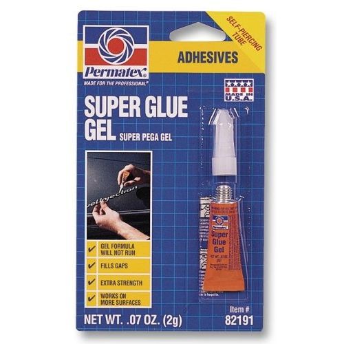 Permatex 82191 super glue gel, 2 g tube