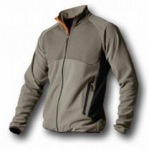 Bmw genuine motorcycle fleece jacket doubleface for men - size xl extra large