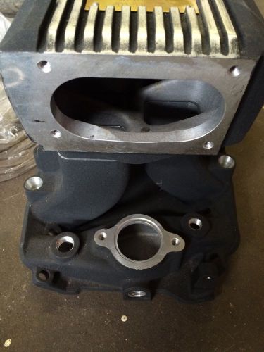 Accel superram &amp; intake - bb chevy - fi w/ cable bracket &amp; (used) throttle body