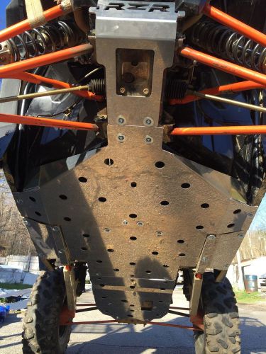 Polaris rzr xp1k xp 1000 complete under belly skid plate system