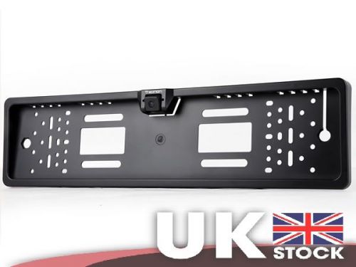 Hd wide angle 170 degree waterproof license plate holder camera for european car