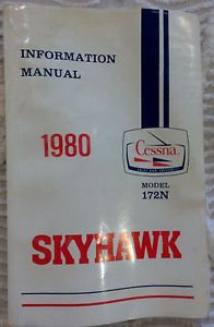 Used cessna aircraft information manual – 1980 model 172n, skyhawk