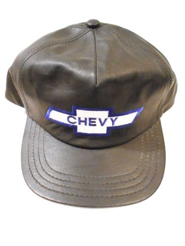 Chevorlet leather cap-henschel-adjustable