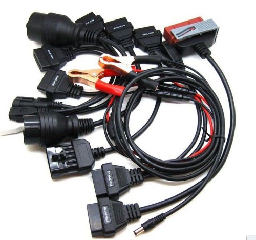 8pc adapter obd2 cables for autocom cdp hd pro cars diagnostic interface scanner