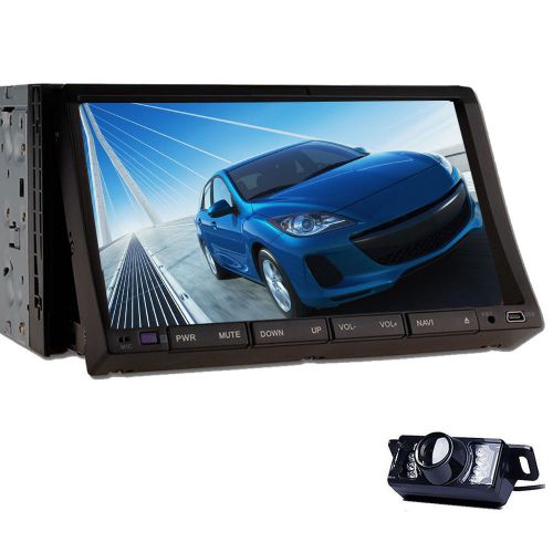 7&#039;&#039; car mp3 stereo hd cd/dvd player touch screen fm/am receiver bluetooth camera