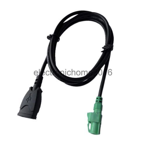 Usb input cable wire harness cd player aux adapter for bmw 3 series e92 b7b2