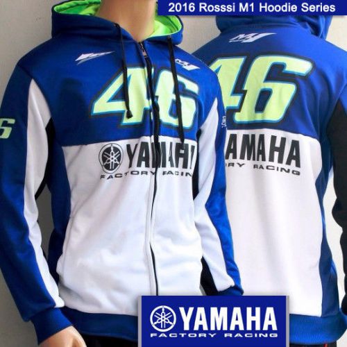 New 2016 yamaha movistar valentino rossi motogp pit blue jacket hoodie m l xl sz