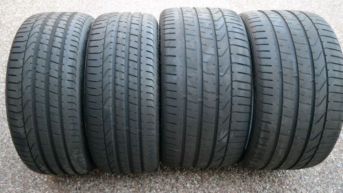 Pirelli p zero tire complete set (2)245/35/20 (f) &amp; (2)305/30/20 (r) n1 porsche