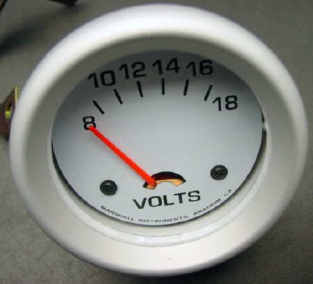 Comp ii 8-18 volts 2-5/8&#034; electric voltmeter gauge comp