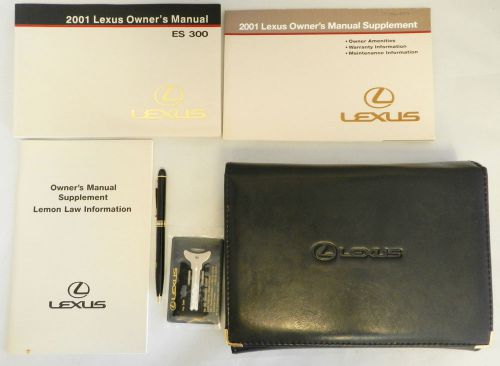 2001 lexus es 300 owners manual set