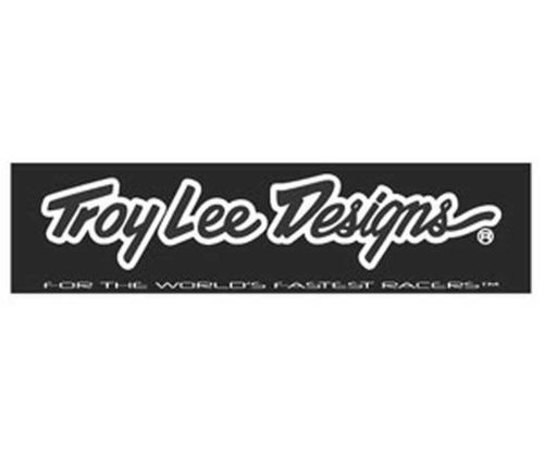 New troy lee designs tld signature banner, black/white, 12’ x 3’