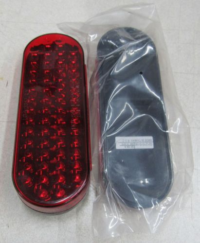 (2) super brite leds  oval trailer light for stop/turn/taillight w/ 56 leds nib