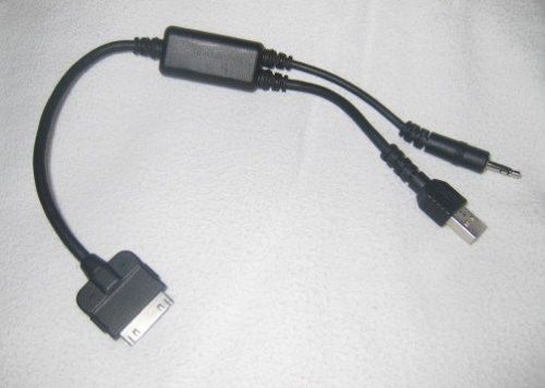 Genuine oem bwm ipod adapter ami 30-pin cable music interface (pn#61120440812)