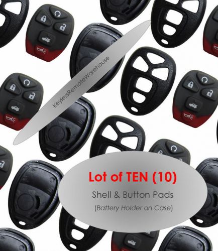 Lot 10 new ouc60270 replacement remote key keyless case button pad remote start