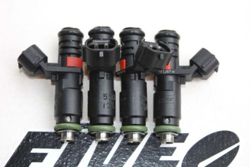 4 - 550cc ev14 flow matched fuel injectors fits hyundai tiburon genesis accent