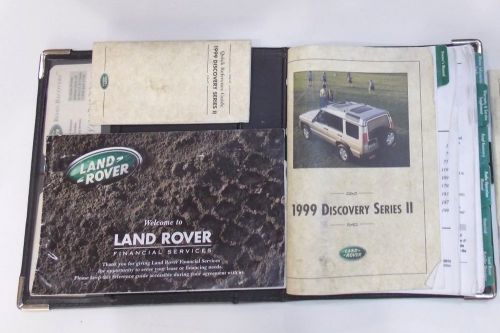 Land rover discovery owners manual book oem 95 96 97 98 99 1999 glove box