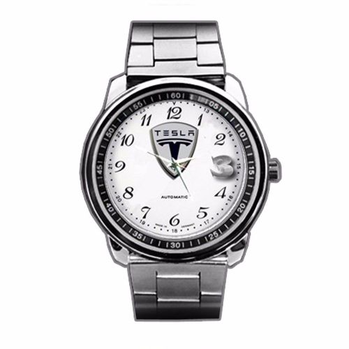 Tesla car logo watches