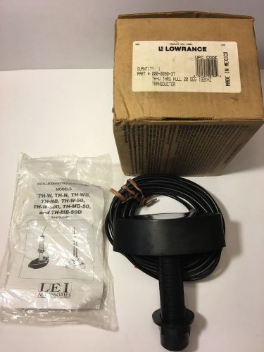 Transducer thru hull 20 degree 192khz lowrance eagle 000-0090-37 nos