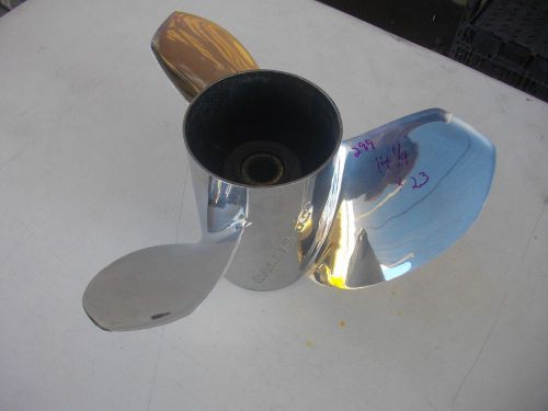 Michigan wheel ballistic stainless prop 14 1/4 x 23 pitch 345135 mercury