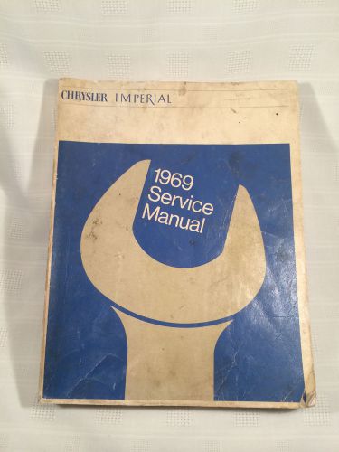 1969 chrysler imperial car repair shop service manual good condition inside!!!!!