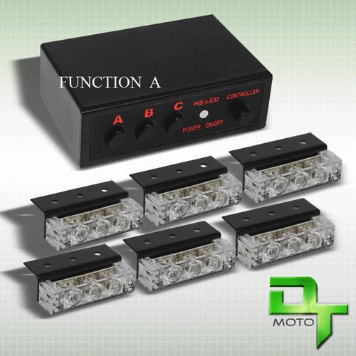 18 led warning flashing strobe lights emergency vehicle for  interior/exterior