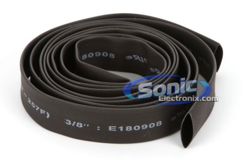 Xscorpion hst38bk 4 ft. of 3/8&#034; thick black heat shrink tubing